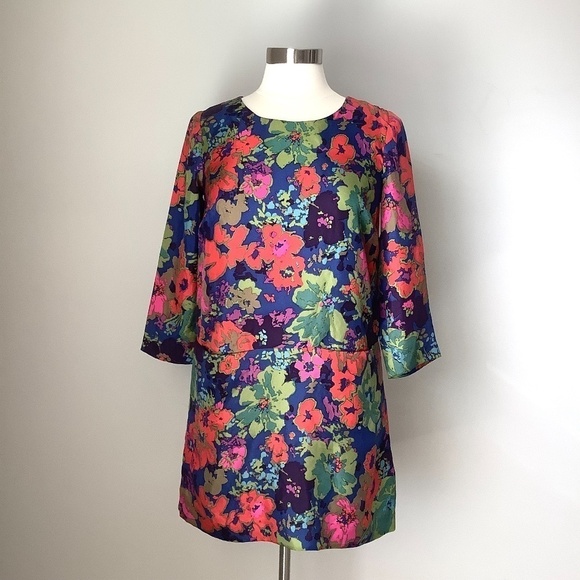 J.Crew‎ Jules Dress in Ashbury Floral 100% Silk MSRP $188 - Picture 15 of 16